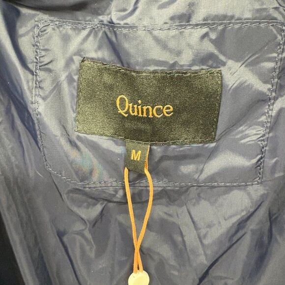 NWT Quince Mongolian Cashmere Puffer Jacket Men’s Medium True Navy $499 - Picture 13 of 13